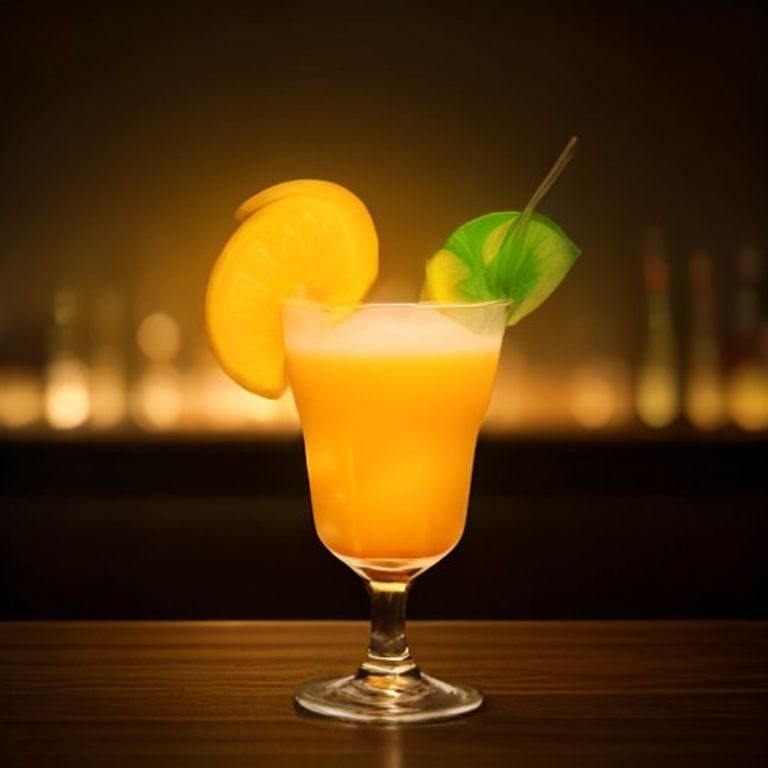 Mango‑Chili Tequila Sunrise