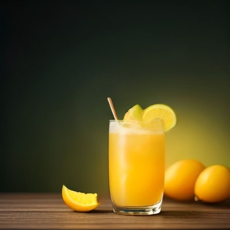 Exotischer Mango‑Limetten‑Fizz