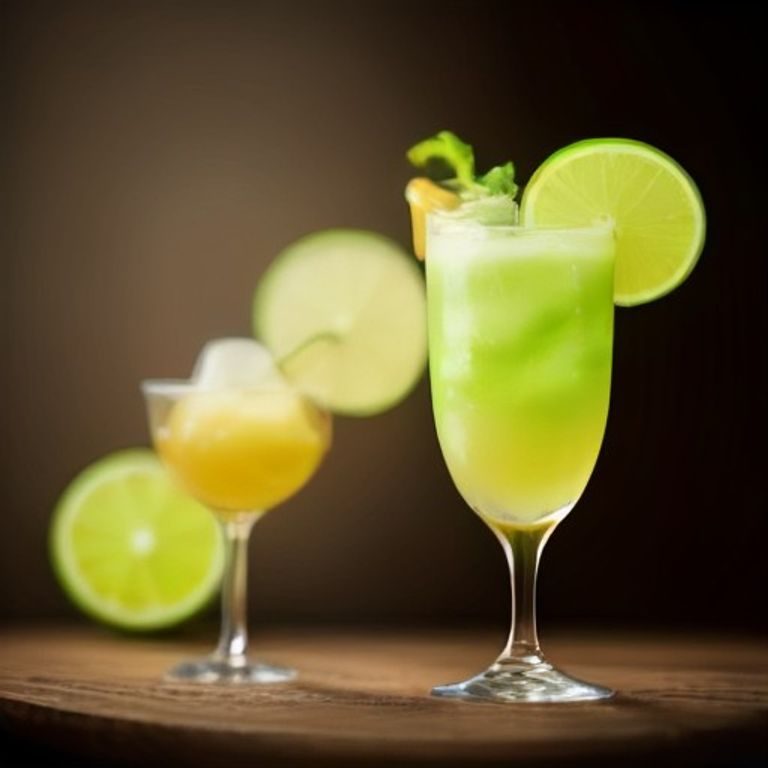 Himmlischer Gurken-Limetten-Fizz