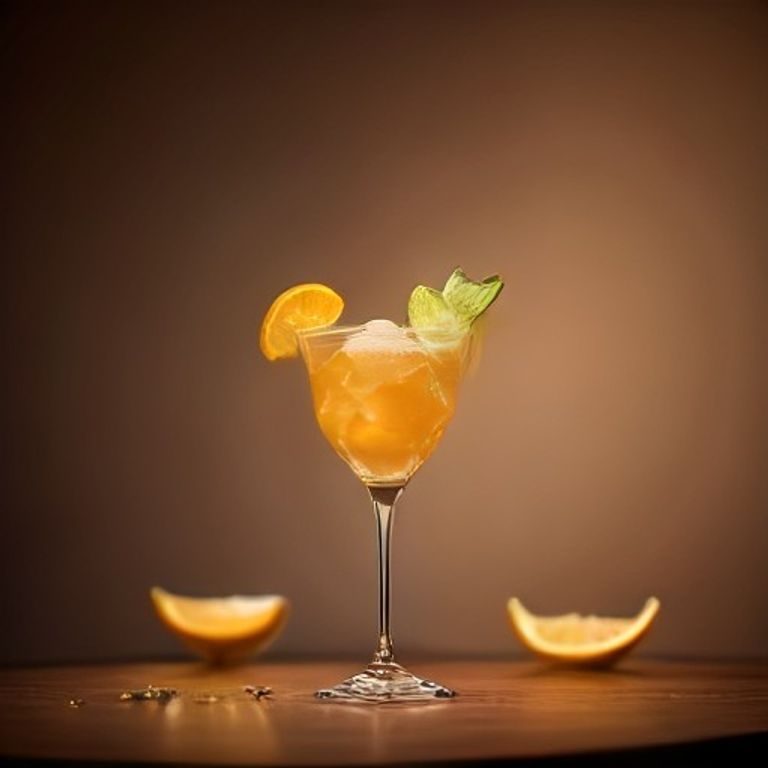 Goldener Feuerwerks-Cocktail